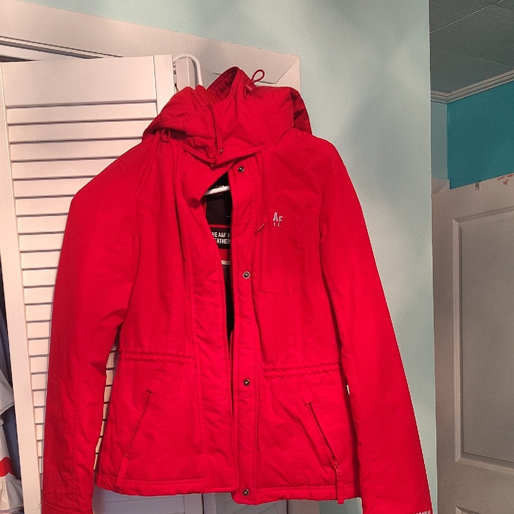 Abercrombie & Fitch Red Ski Jacket